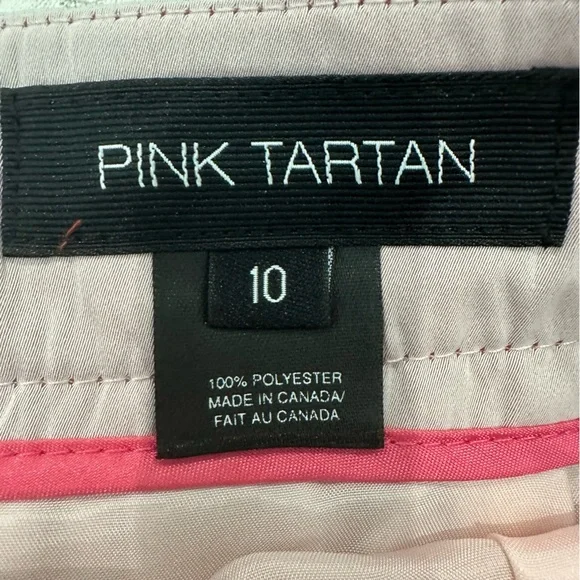Pink Tartan Skirt, Lined, Size 10 - Picture 4 of 8